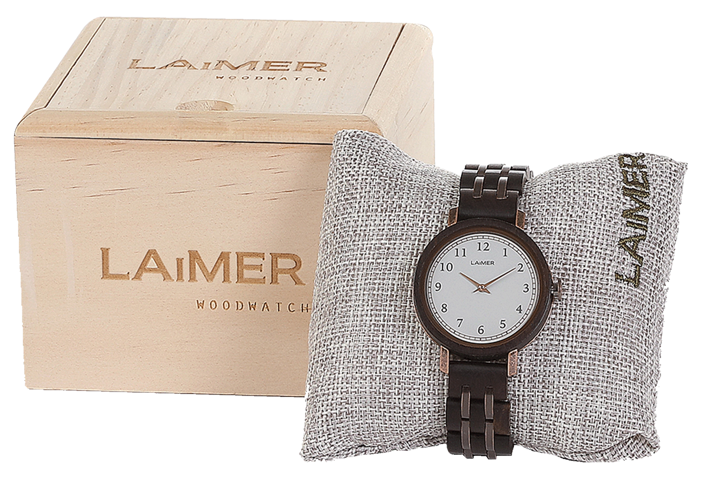 Laimer Emma 0090 Women's Watch • Sustainable Sandalwood • Ultralight