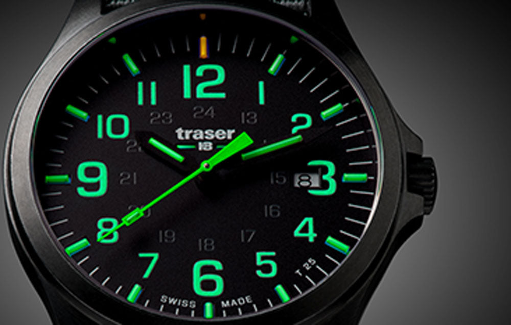 Traser P67 Officer Pro 107426 Watch • Swiss Made Quartz • trigalight Technology