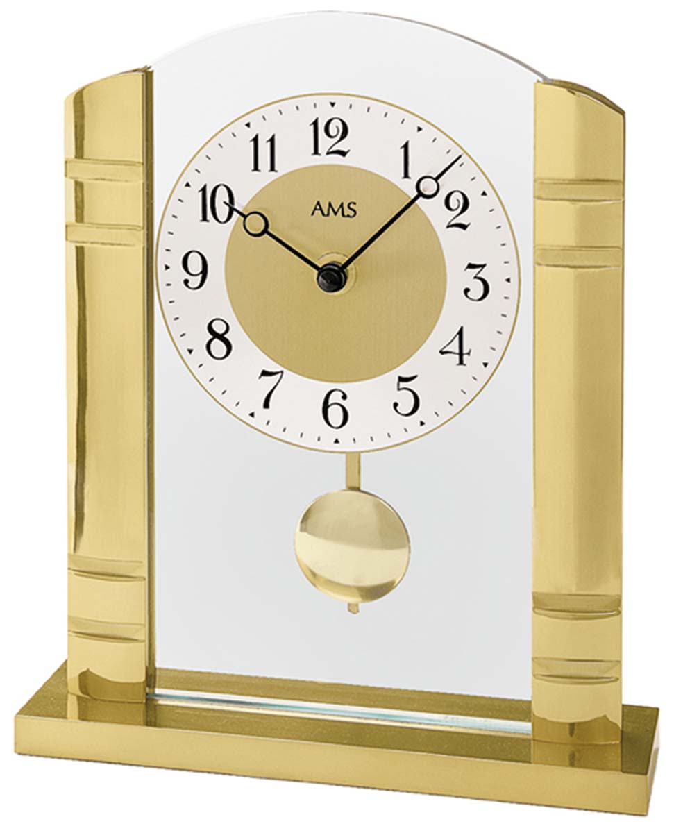AMS Table Clock 23x19x4 cm Metal • Quartz Movement • Modern Design