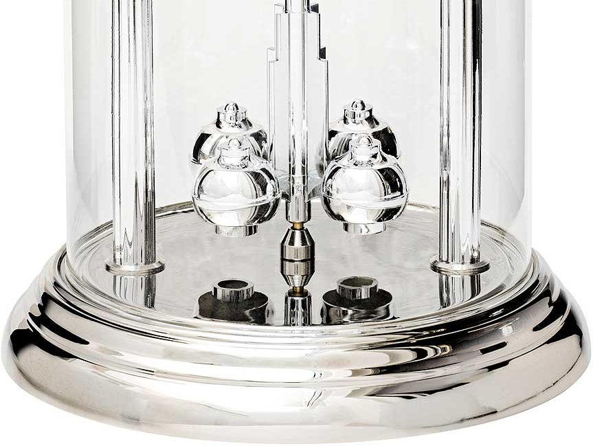 AMS Table Clock 23x15x15 cm Metal • Quartz Movement • Elegant Design