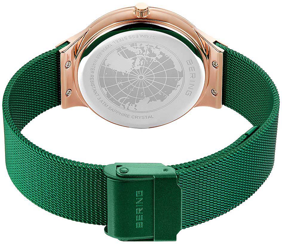 Montre Bering 12934-132 pour femme • Mouvement à quartz • Verre saphir résistant aux rayures