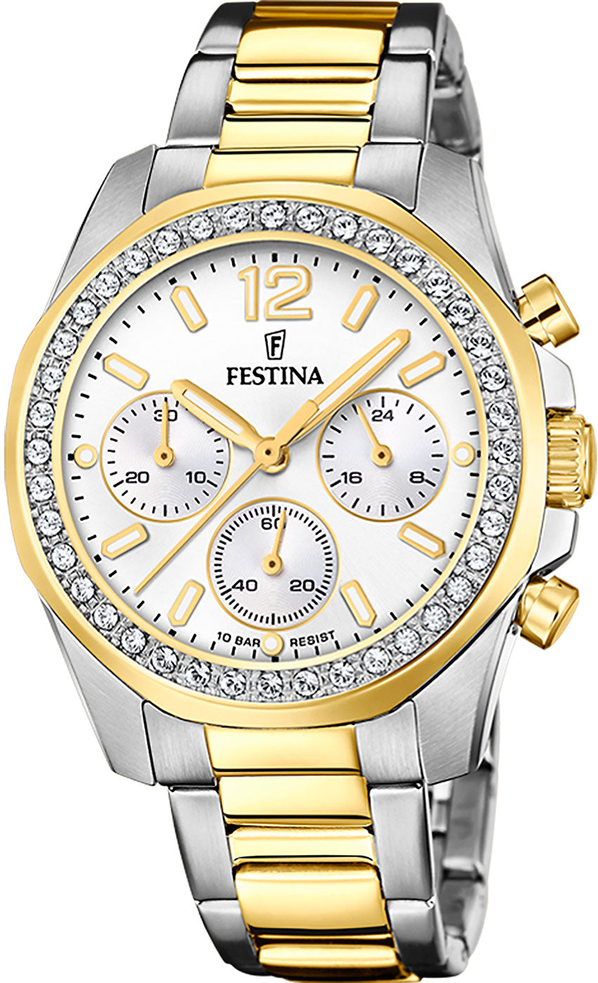 Festina Boyfriend F20607/1 Damen Uhr • Chronograph • 10 Bar