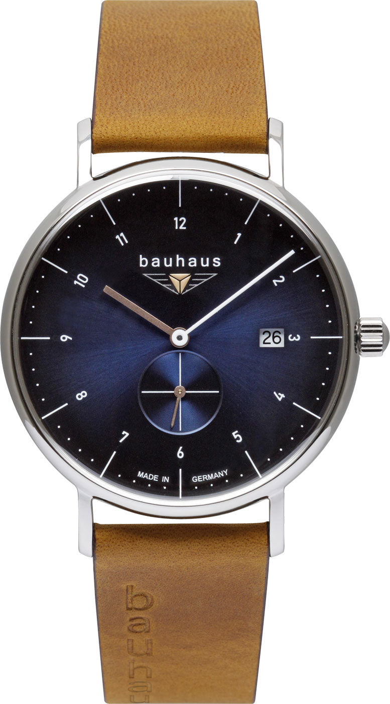 Montre pour homme à quartz avec boîtier en acier inoxydable - Bauhaus Modèle : 2130-3