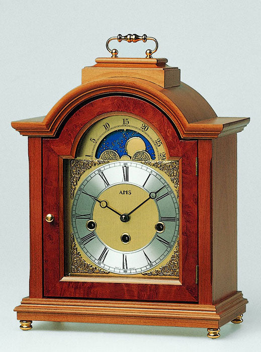 AMS Table Clock 30x21x15 cm Walnut • Westminster Chime • Elegant Design