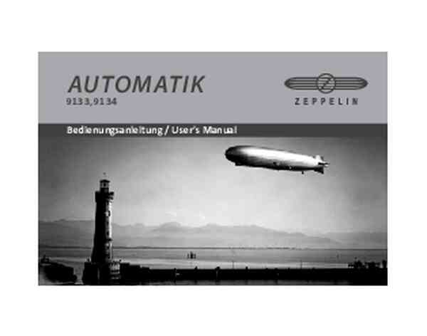 Zeppelin Atlantic 8462-4 Herrenuhr • Made in Germany • Historisches Flieger-Design