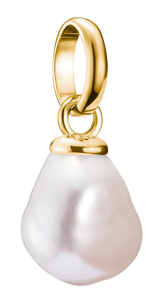 Thomas Sabo Charm Pendant Freshwater Pearl Connect Gold Plated