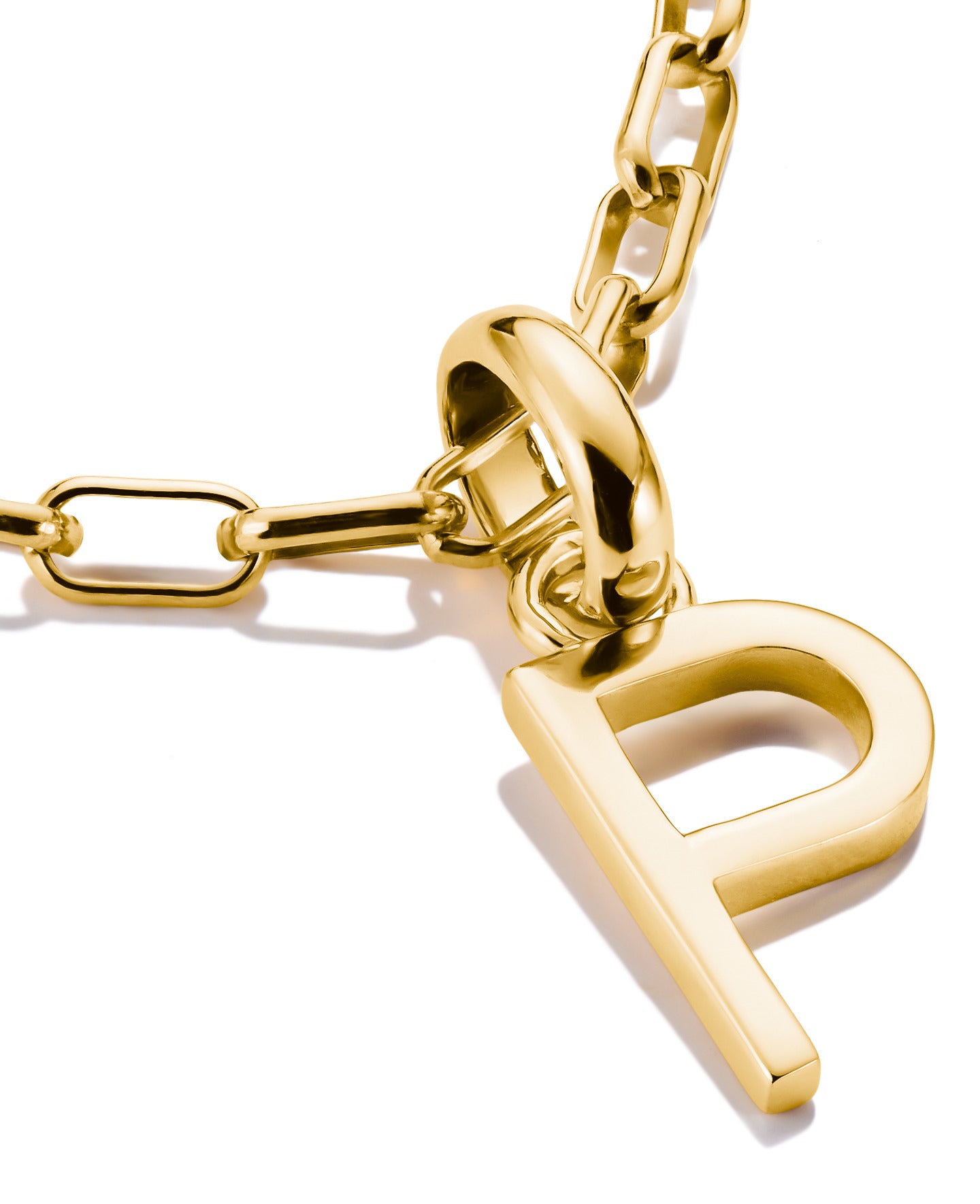 Thomas Sabo Charm Pendant Letter P Connect Gold Plated