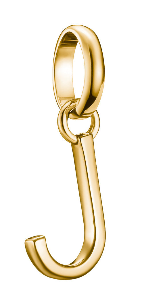 Thomas Sabo Charm Pendant Letter J Connect Gold Plated