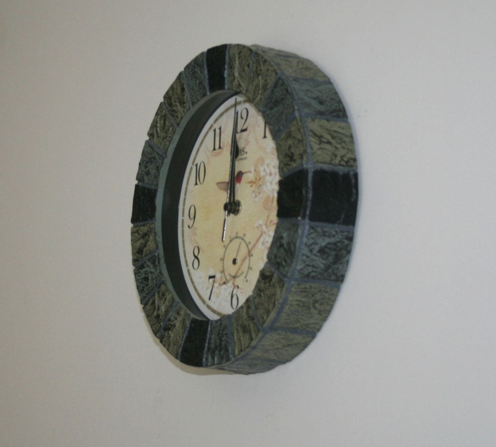 AMS Wall Clock 26x26x6 cm Plastic • Radio-controlled movement • Weatherproof