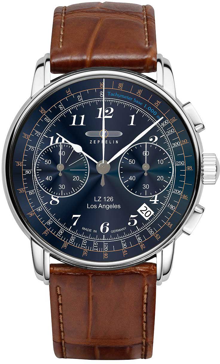 Zeppelin LZ126 Los Angeles 7614-3 Men's Watch • Chronograph • Tachymeter