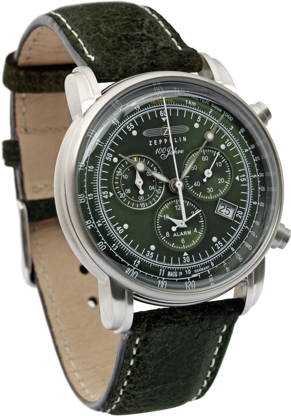 Montre pour homme Zeppelin 8680-4 • Mouvement à quartz • Aiguilles lumineuses