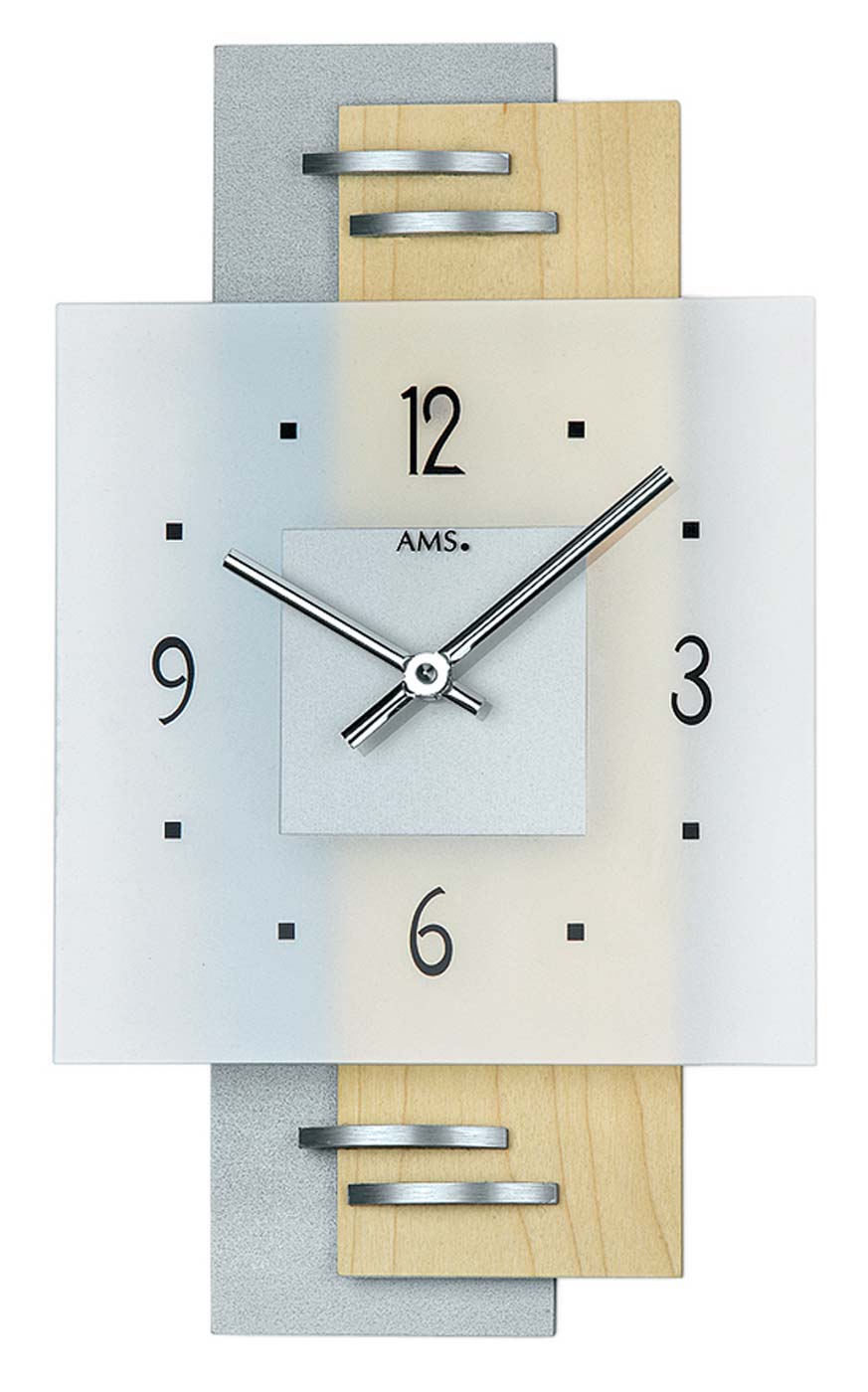 Horloge murale AMS • Design élégant • Mesure précise du temps