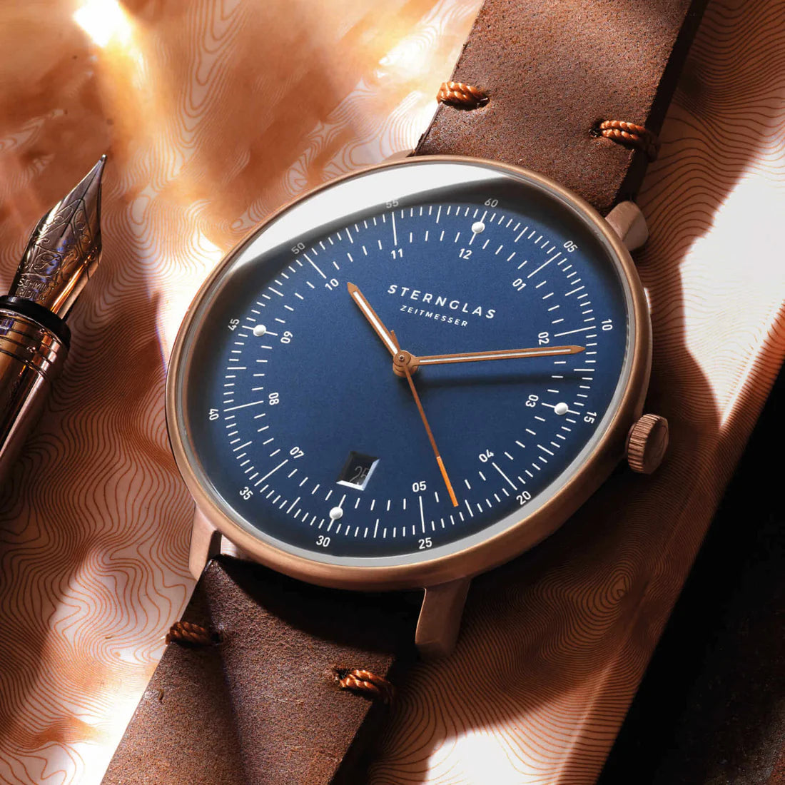 Sternglas Hamburg S02-HH27-VI17 Herrenuhr • Automatik • Saphir