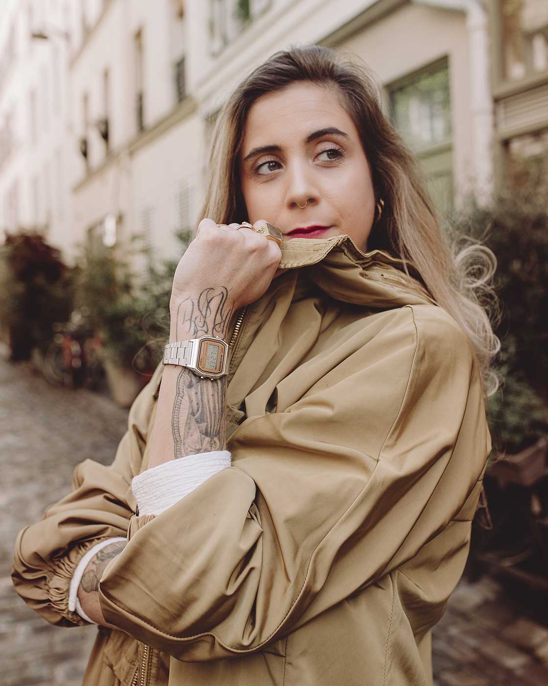 Casio Vintage Edgy A158WEA-1EF Uhr • Robustes Edelstahlarmband • Digitales Quarzwerk mit Stoppfunktion