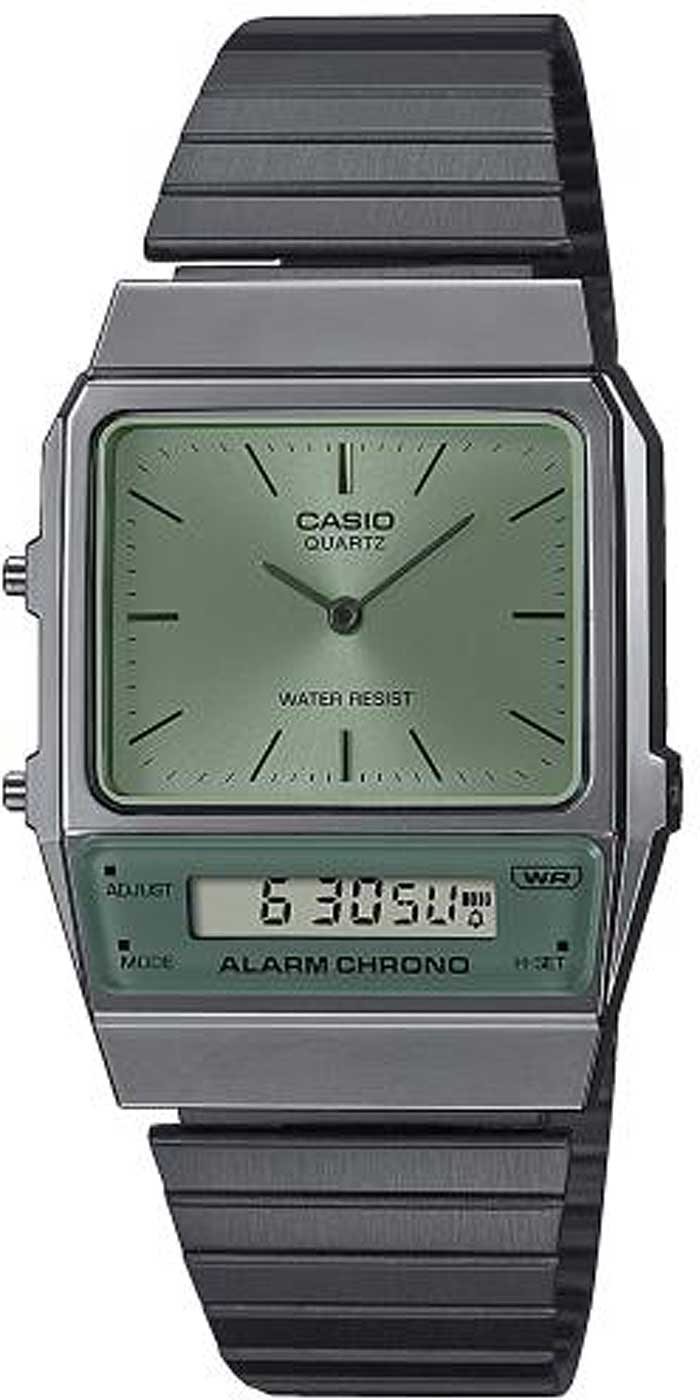 Casio Vintage Edgy AQ-800ECGG-3AEF Uhr • Quarzwerk • Dualzeit