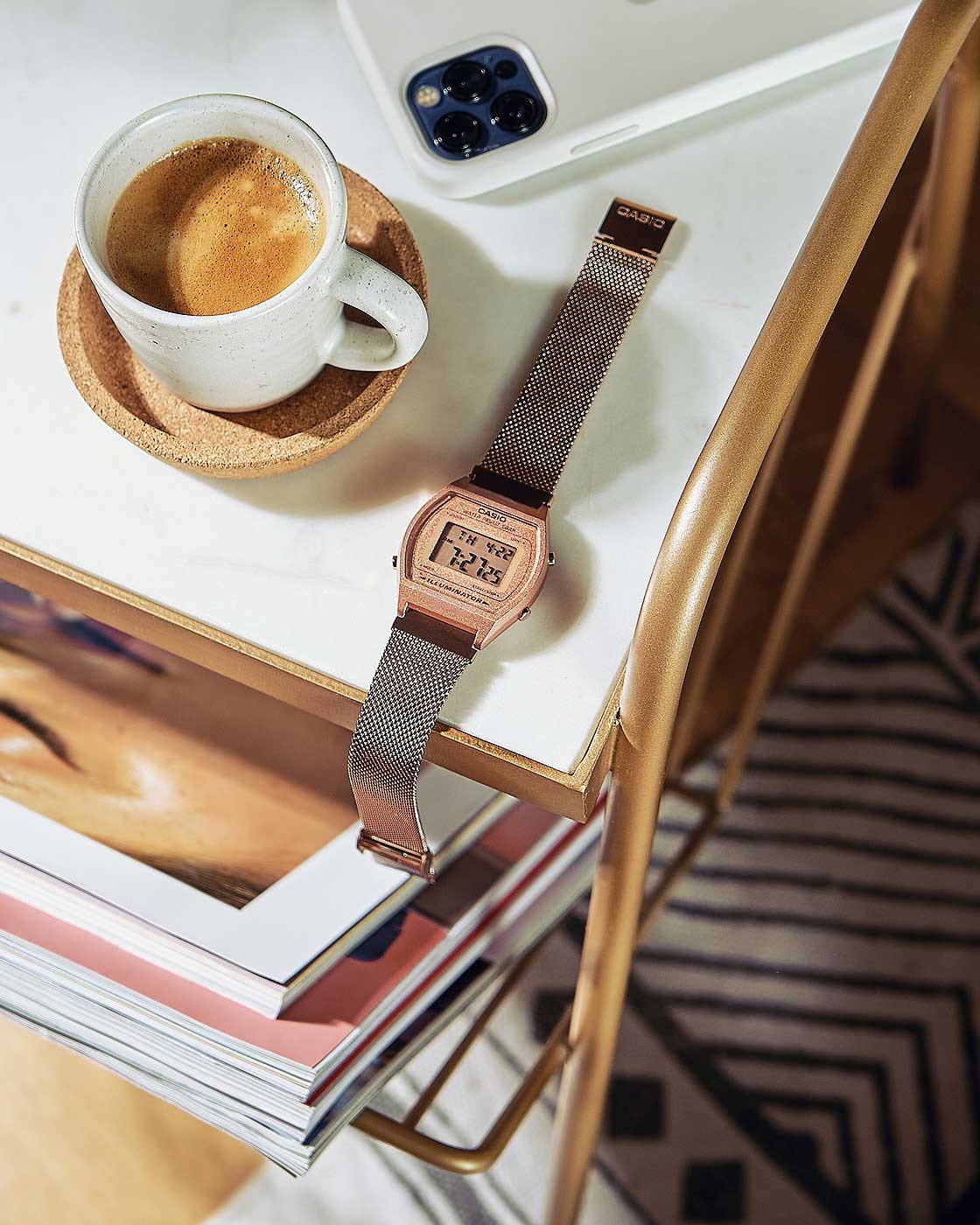 Casio Vintage Collection B640WC-5A Damen Uhr • Präzises Quarzwerk • Ikonisches Retro-Design