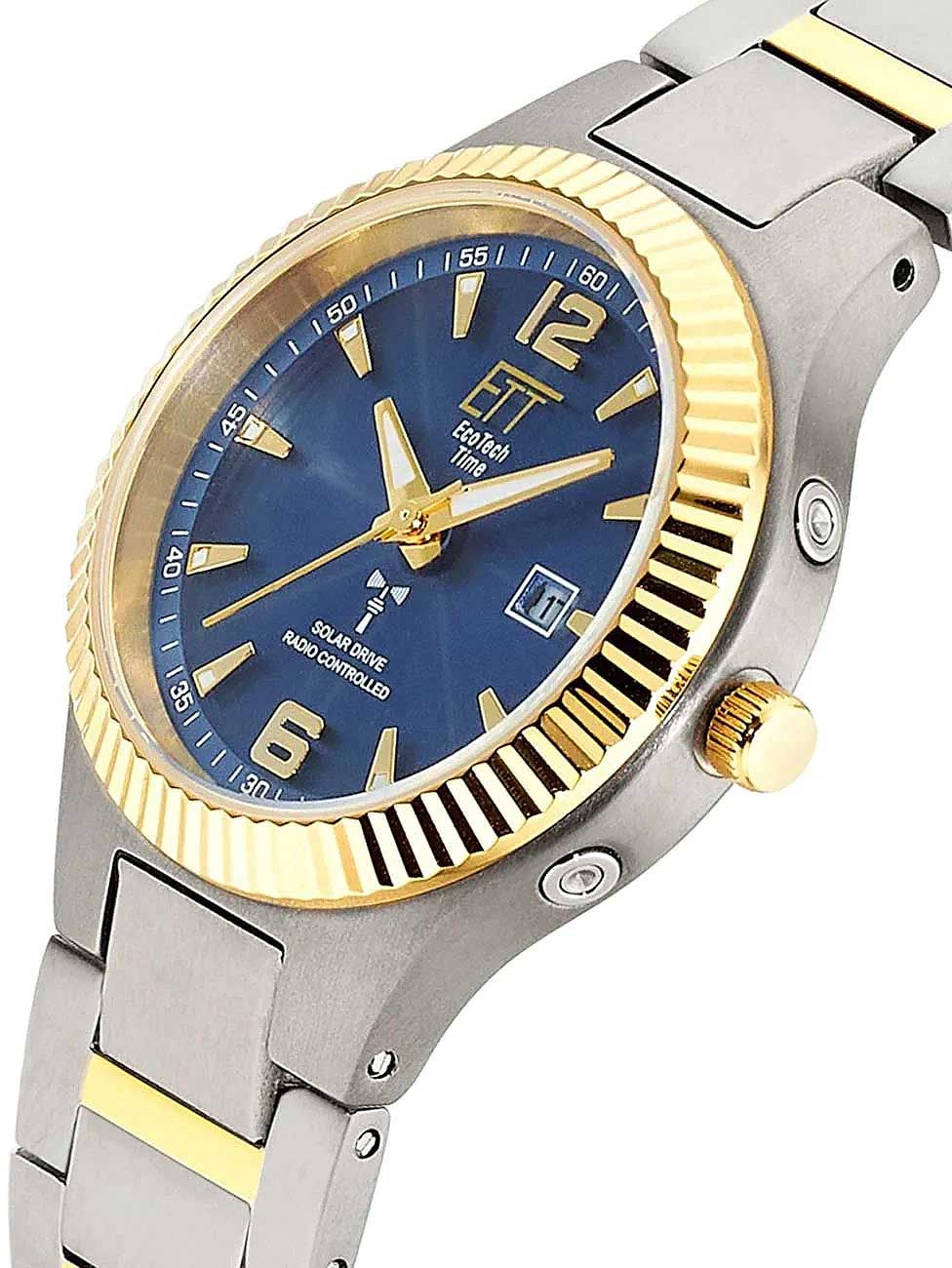 Eco Tech Time Everest ELT-11671-32M Ladies Watch • Radio-Controlled Solar • Titanium