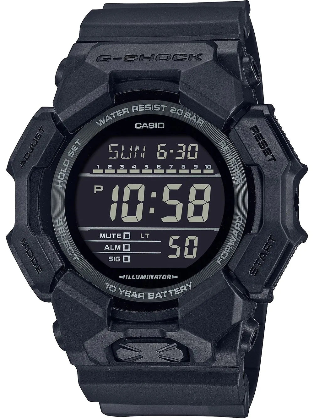Casio G-Shock GD-010-1A1ER Men's Watch • Extreme Shock Resistance • 10-Year Battery