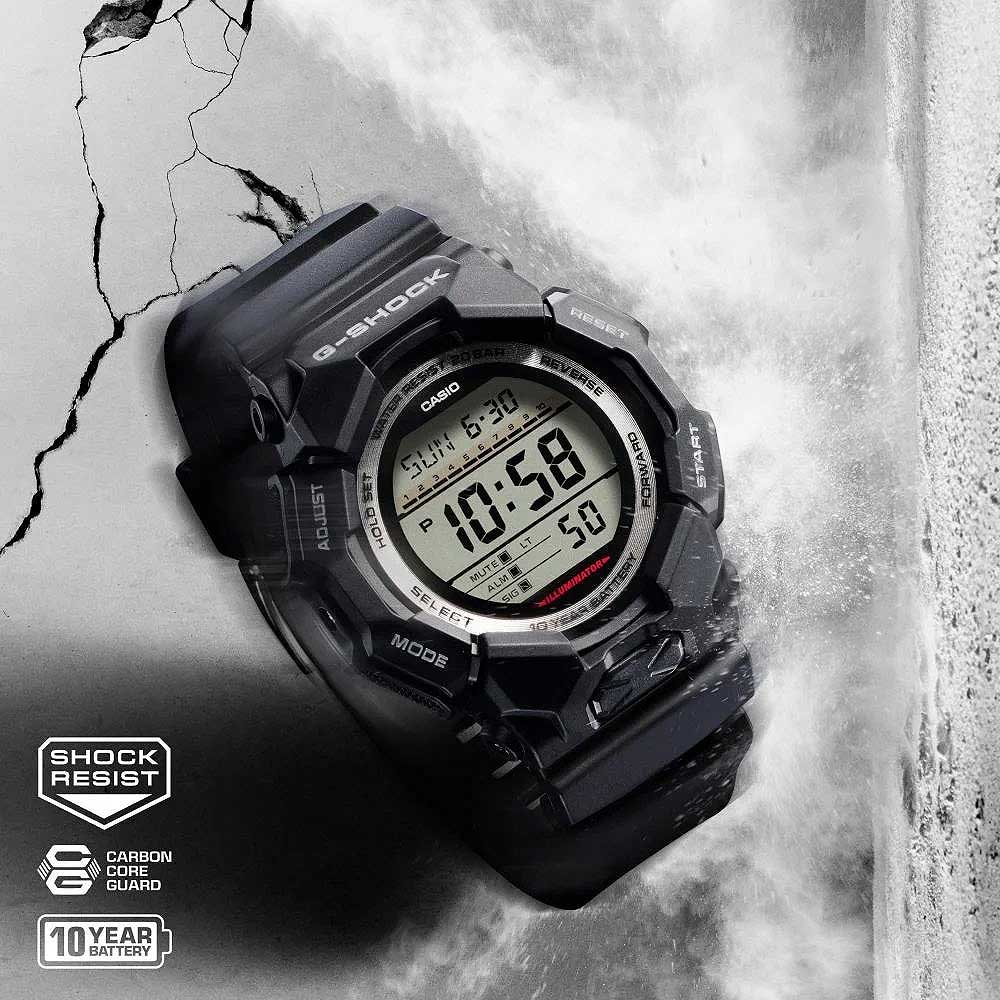 Casio G-Shock GD-010-1ER Herren Uhr • 10 Jahre Batterielaufzeit • 200m Wasserdichtigkeit