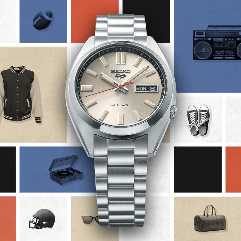 Seiko 5 Sports SRPK91K1 Men's Watch • Automatic Movement • LumiBrite Luminous Material