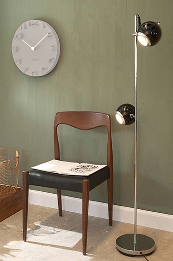 Karlsson Wall Clock 42 cm Ø Plastic • Silent • Modern Design