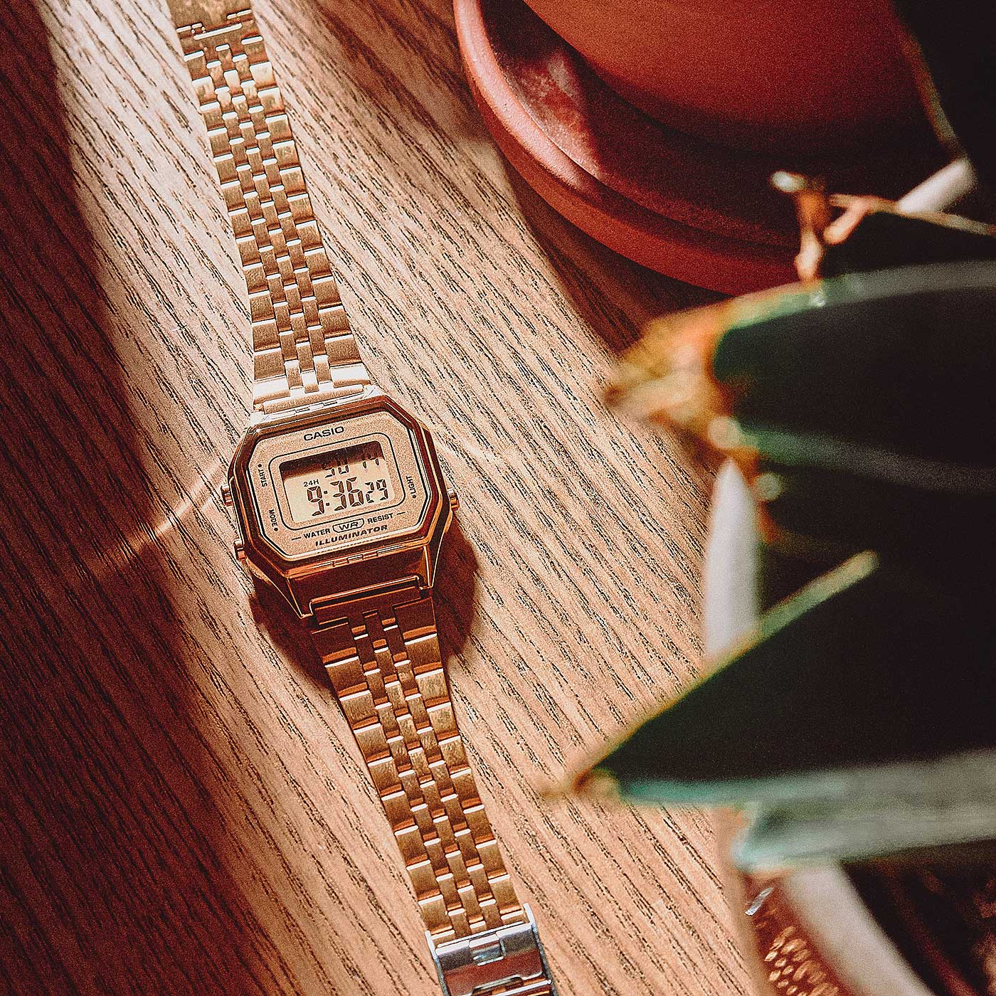 Casio Vintage LA680WEGA-9 Uhr • Digitales Quarzwerk • Robustes Edelstahlgehäuse