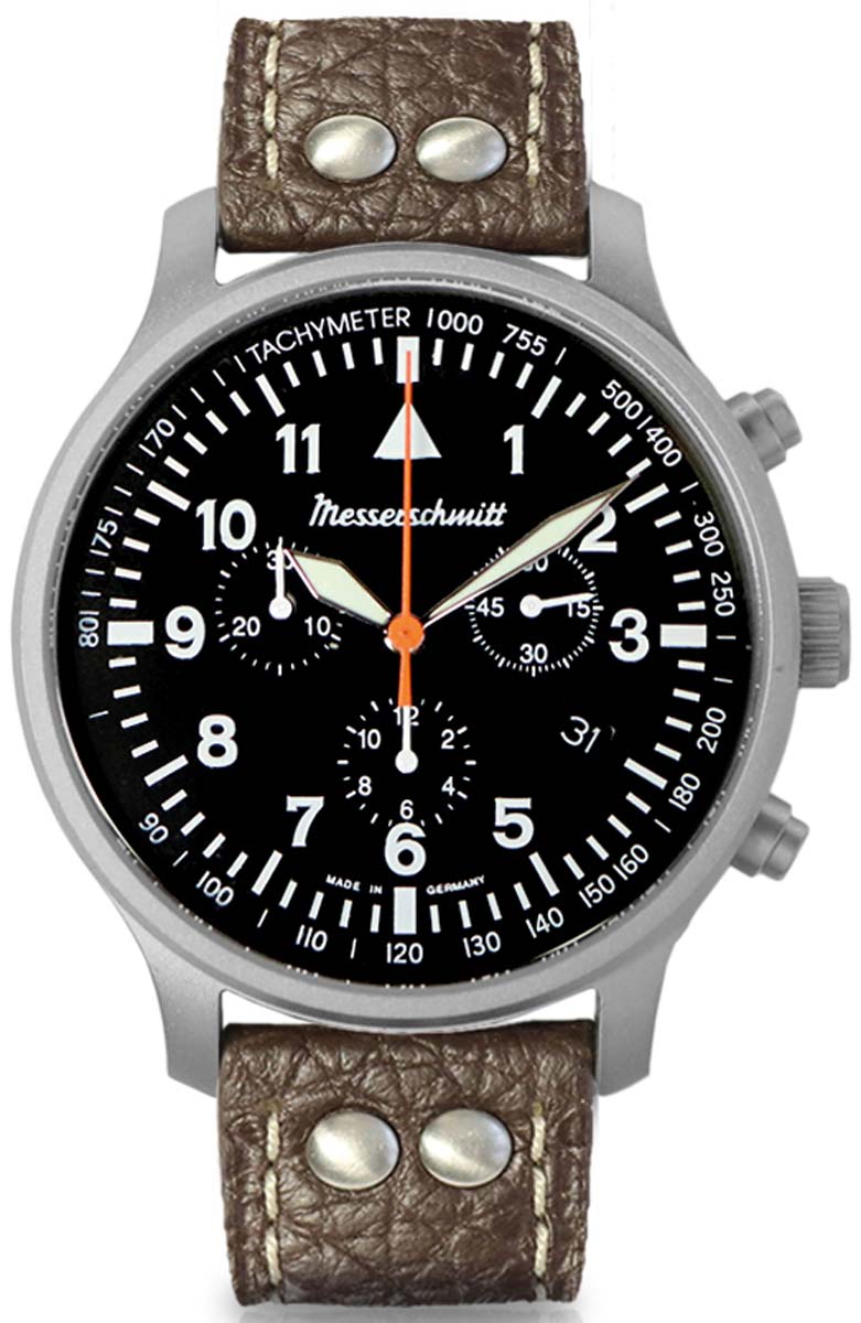 Messerschmitt ME-3H202 Montre Homme • Chronographe • Swiss Quartz