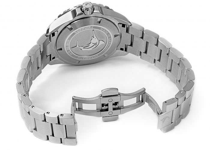 Marc & Sons GMT II - D MSG-008-09 Montre pour homme • Mouvement automatique • Verre saphir