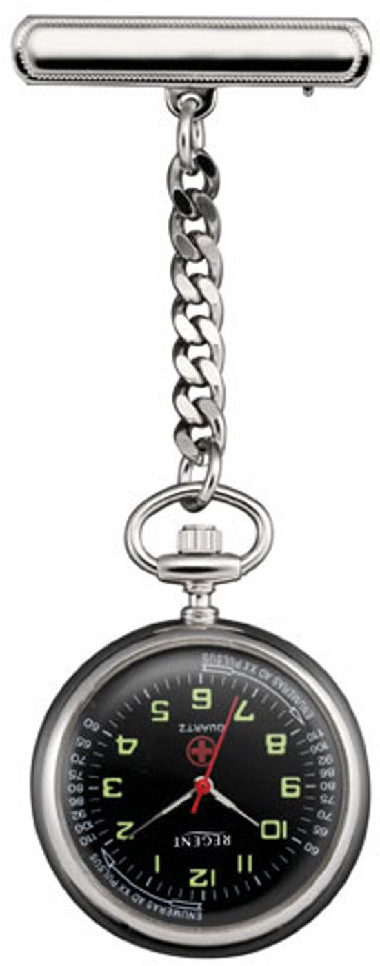 Regent P-755 Ladies Watch • Pulsometer • Luminous Hands