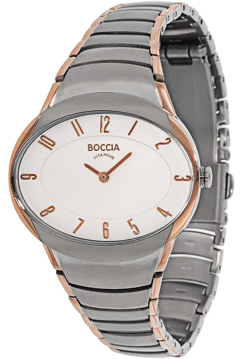 Boccia Trend 3165-12 Women's Watch • Skin-friendly Pure Titanium • Elegant Bi-color