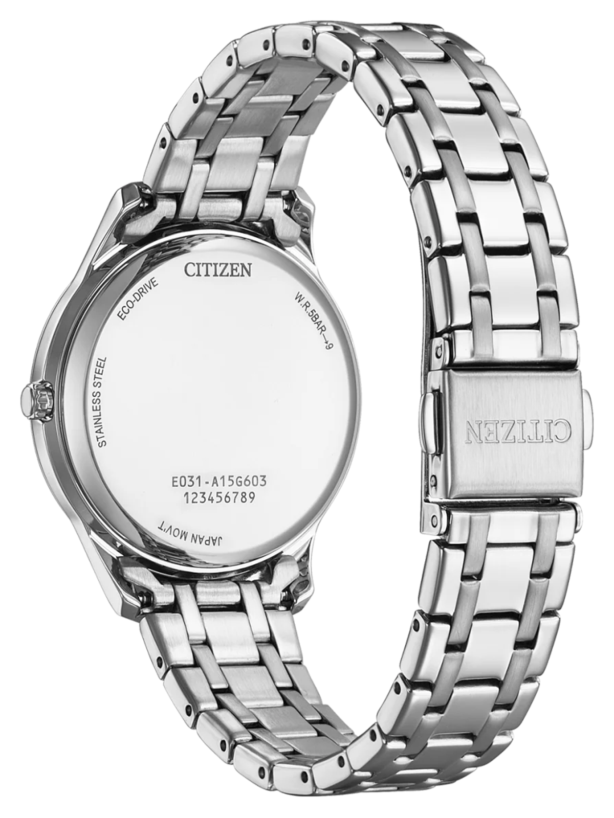 Citizen Elegance EM0411-71A Damen Uhr • Eco-Drive • Mineralglas