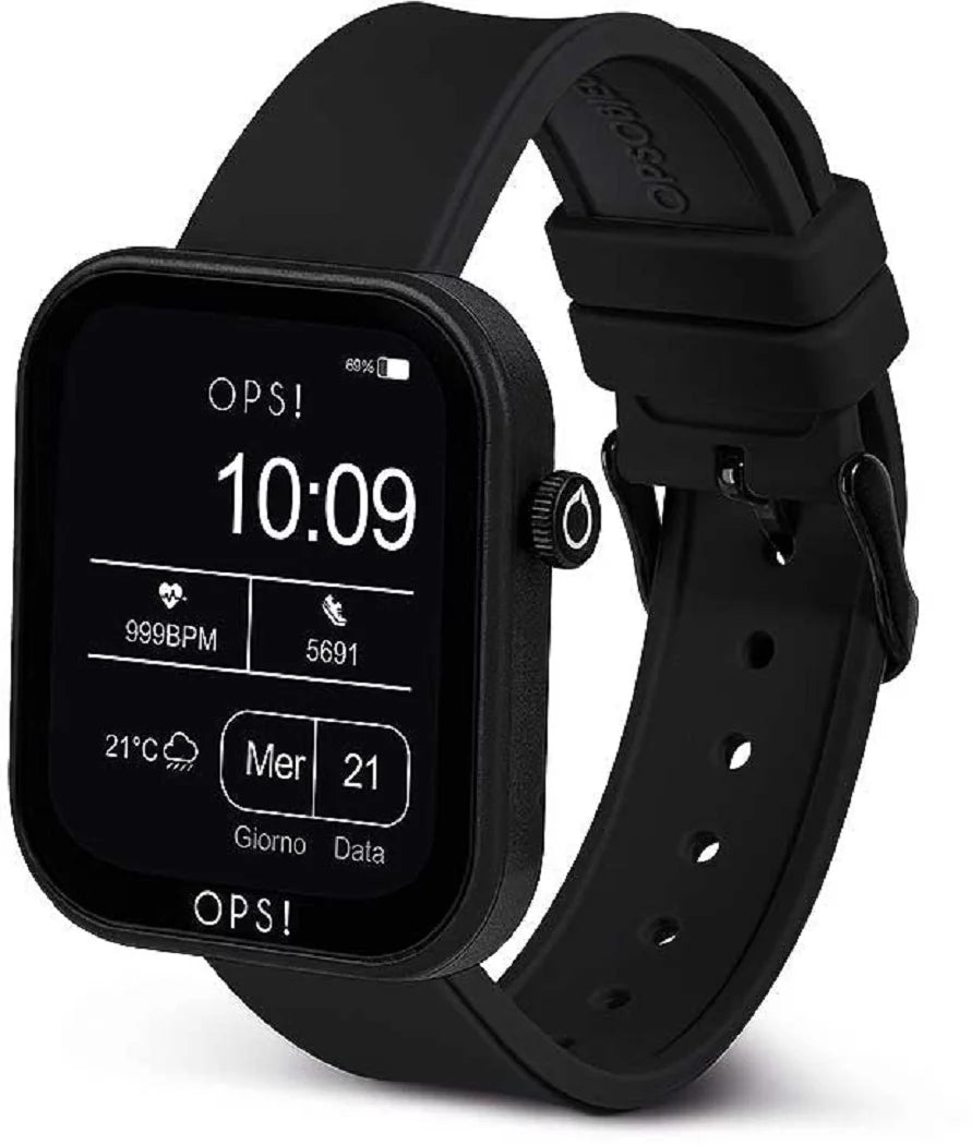 OPS! Active Call OPSSW-25 Unisex Smartwatch • Call Answering & Notifications • Heart Rate Monitoring
