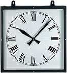 Horloge murale GER-Technik 80 cm Ø métal • Radio-pilotée • Robuste