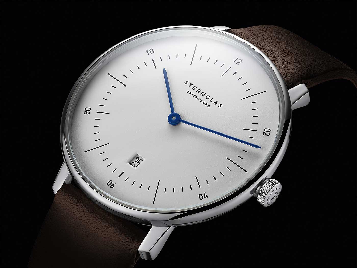 Sternglas Naos XL S01-NX01-PR04 Herrenuhr • Saphirglas • Bauhaus-Design