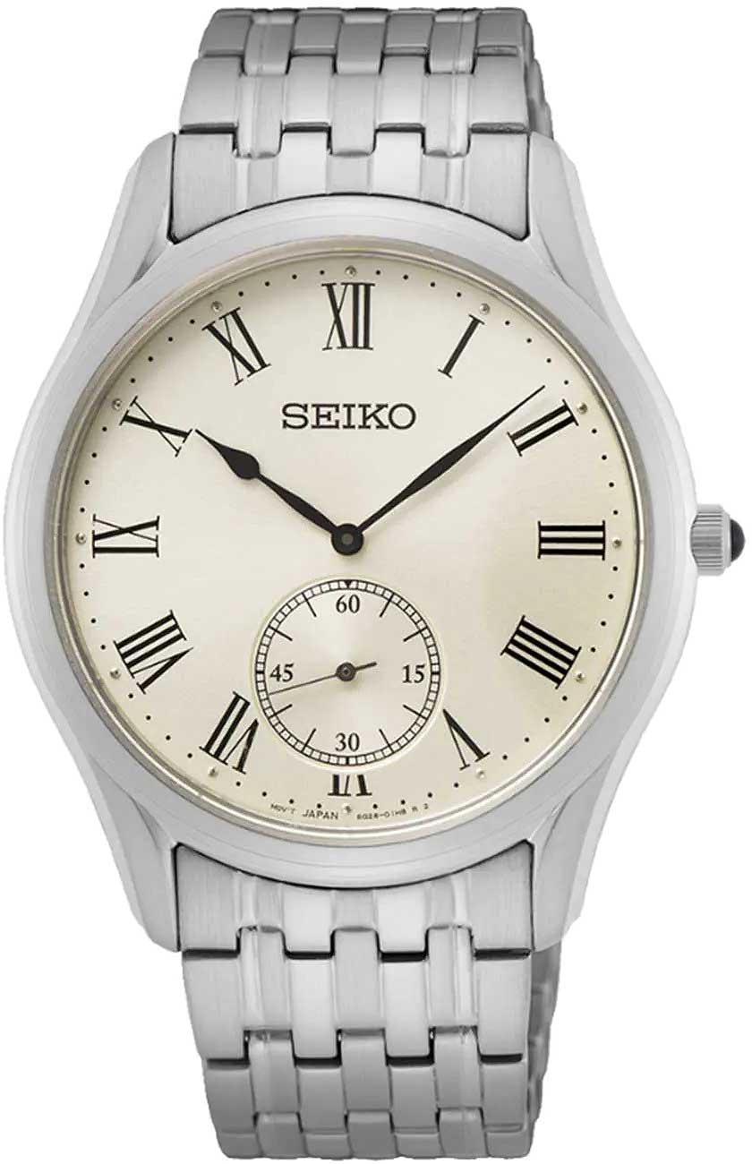 Seiko Classic SRK047P1 Herrenuhr • Saphirglas • Kleine Sekunde