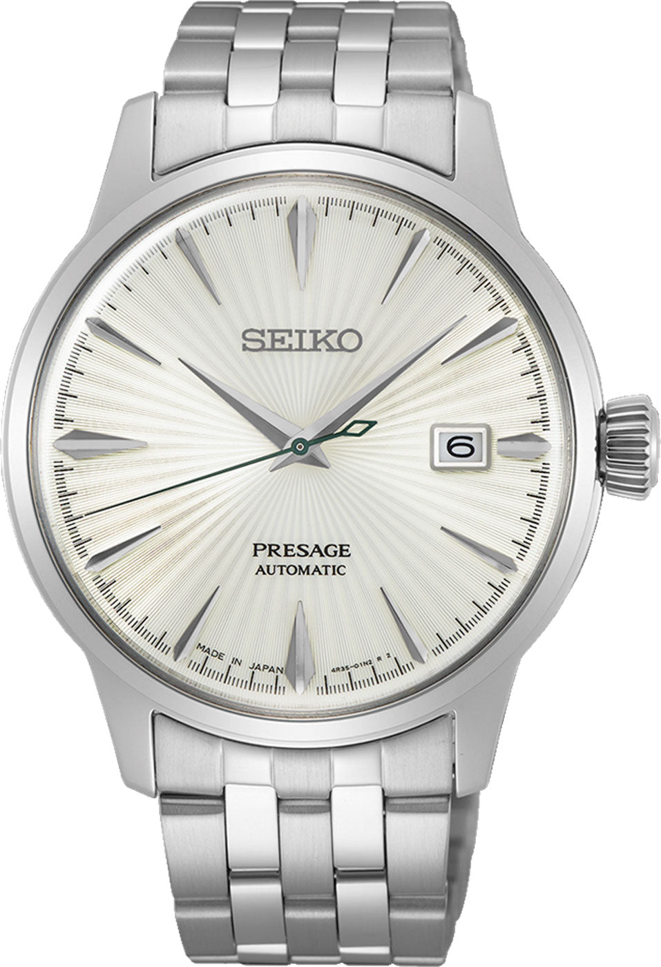 Seiko Presage SRPG23J1 Herren Uhr • Automatikwerk Kaliber 4R35 • Gewölbtes Mineralglas