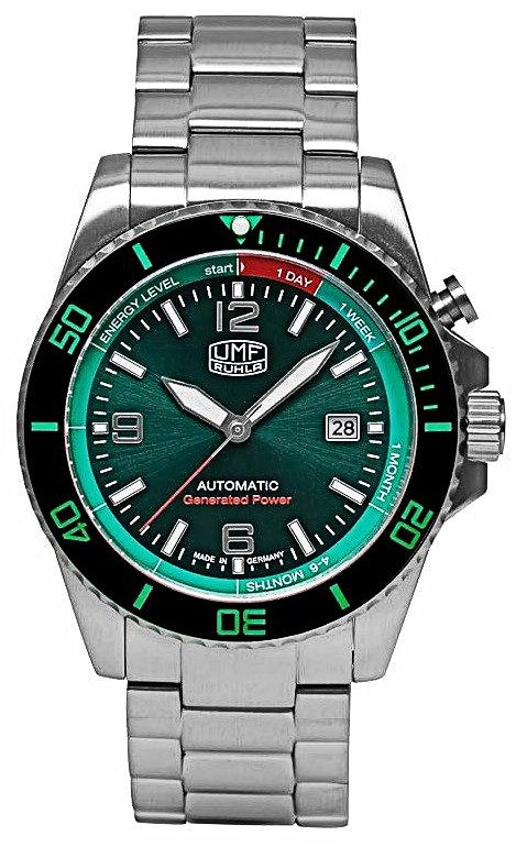 UMR Ruhla Kinetic Sport Evolution 1072M-4 Herren Uhr • Kinetic Antrieb • Saphirglas