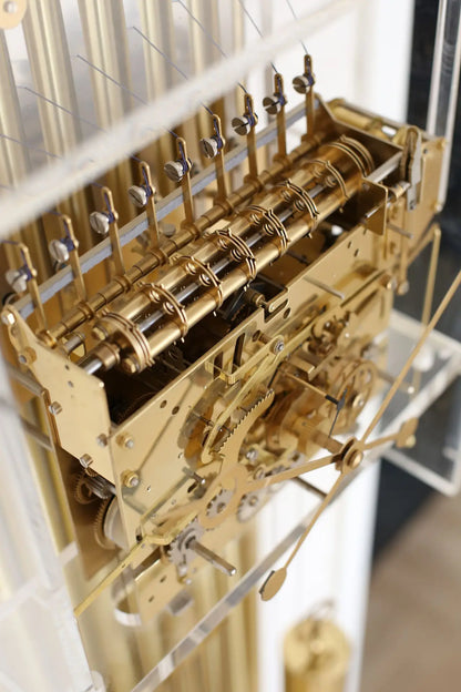 Hermle Grandfather Clock 206x62x36 cm Wood • Triple Chime • Moon Phase