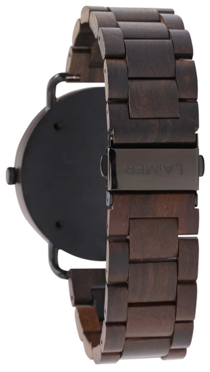 Laimer Gottfried 0124 Men's Watch • Moon Phase • Real Wood