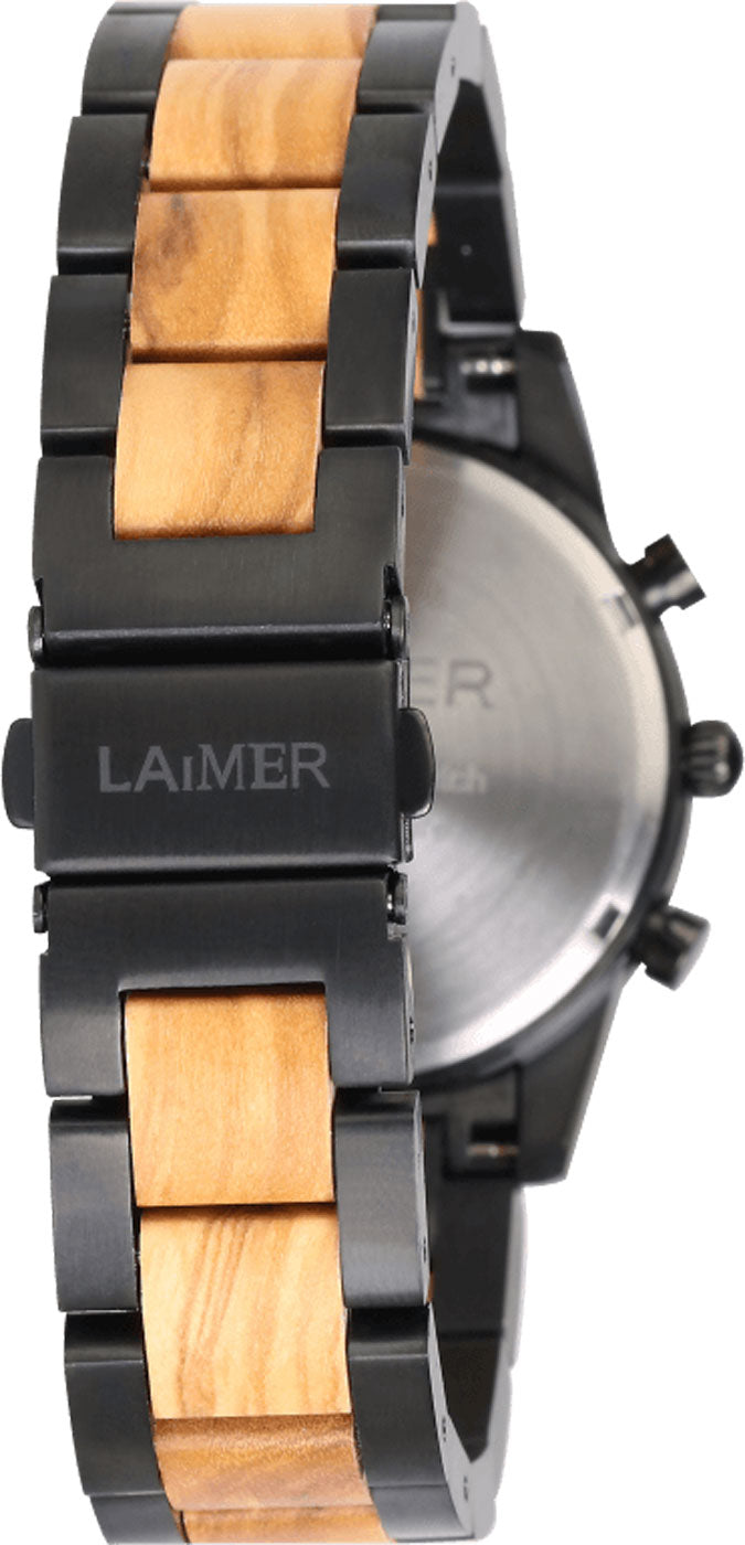 Laimer LAIMER-135 Women's Watch • Lightweight Wood Design • Precise Quartz Movement