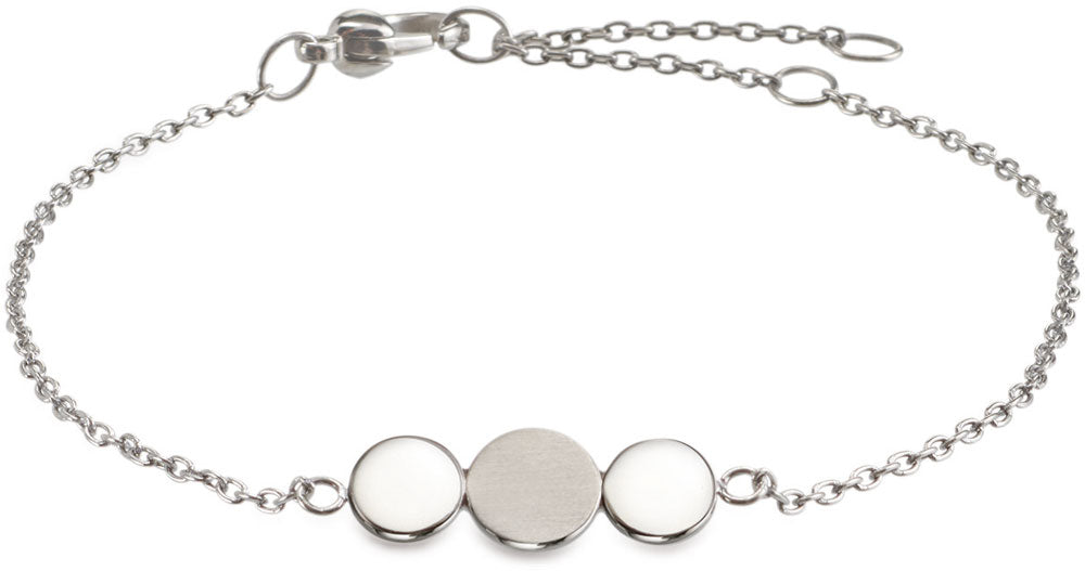 Bracelet with Three Circles - Boccia Jewelry Model: 03028-01