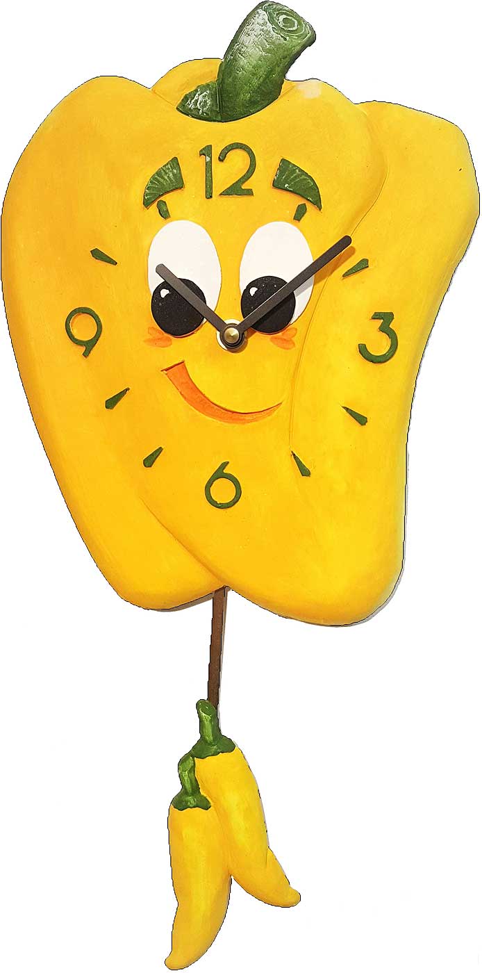 Terrastudio Wall Clock 24x20 cm Ceramic • Handmade • Made in Germany