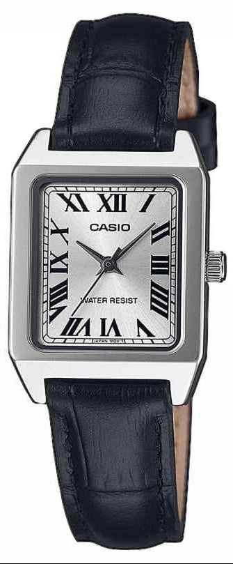 Casio Collection LTP-B150L-7B1EF Damenuhr • Elegantes Vintage-Design • Lederarmband