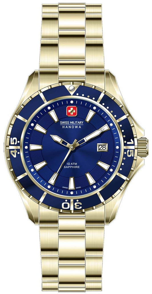 Swiss Military by Hanowa Nautila 06-5296.02.003 Unisex Watch • Swiss Made Quartz Movement • Sapphire Glass