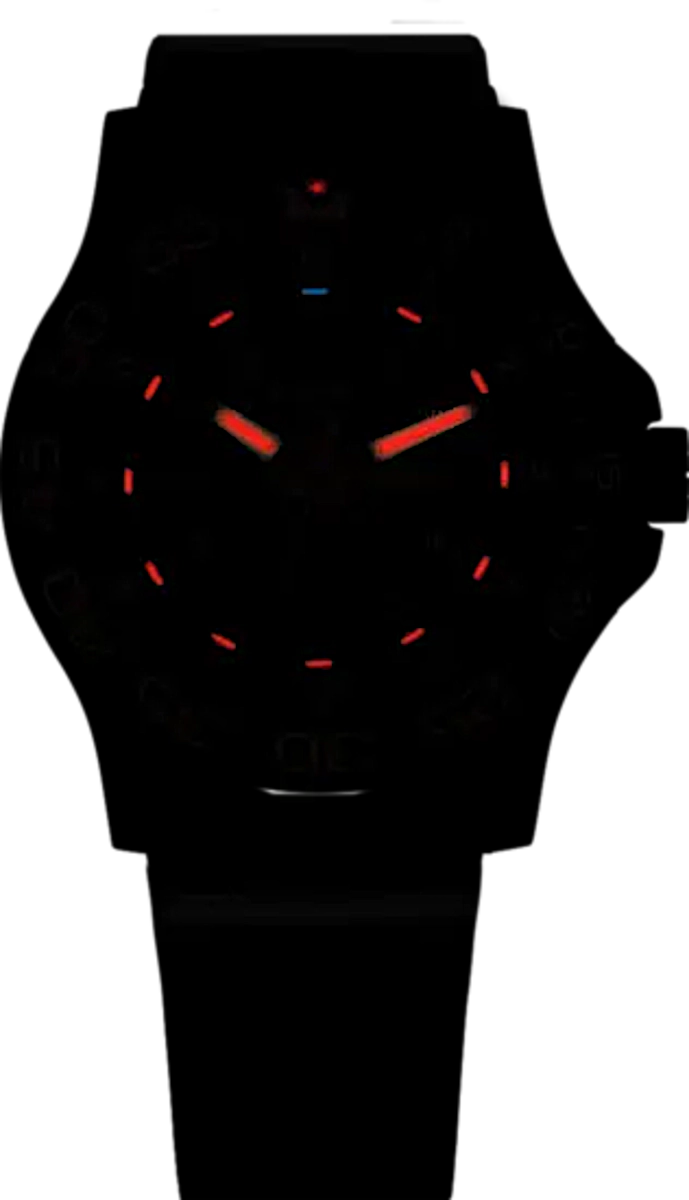 Traser P66 Elite Red 100378 Men's Watch • trigalight technology • Sapphire Crystal