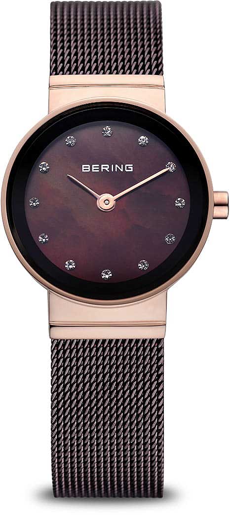 Bering Classic 10122-265 Women's Watch • Scratch-Resistant Sapphire Crystal • Fine Milanese Bracelet