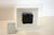 AMS Horloge de table 16x19x4 cm Verre • Design moderne • Mouvement à quartz silencieux