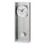 AMS Wanduhr 51x20x7 cm Metall • Funk-Uhrwerk • Elegantes Pendel