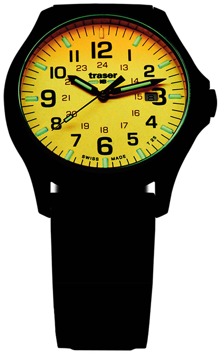 Traser P67 Officer Pro 107423 Men's Watch • Swiss Made Quartz Movement • trigalight Illumination