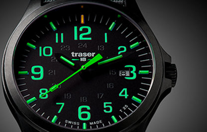Traser P67 Officer Pro 107426 Watch • Swiss Made Quartz • trigalight Technology